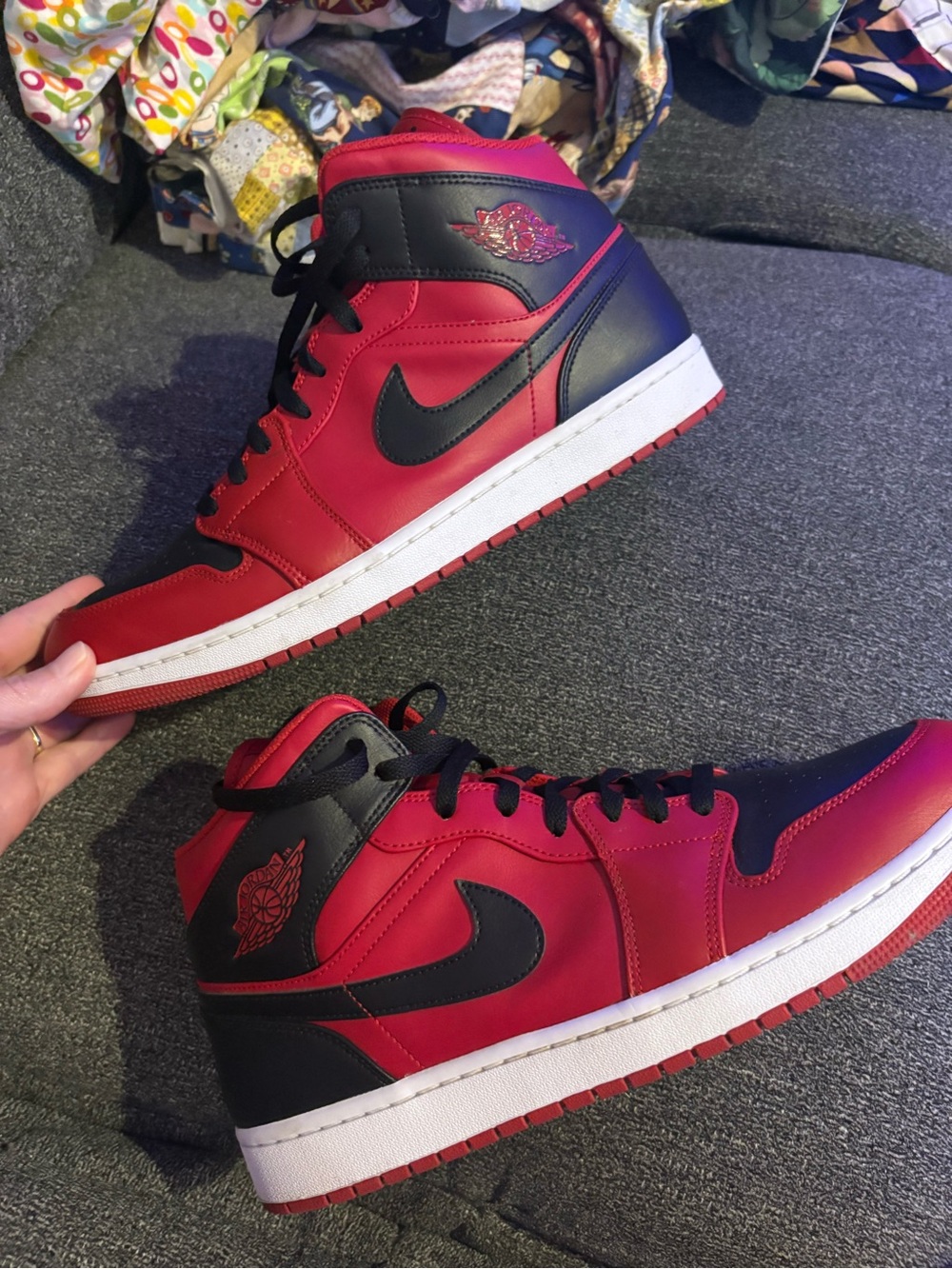 Jordan 1 Mid "Reverse Bred" sneakers Men’s size 13